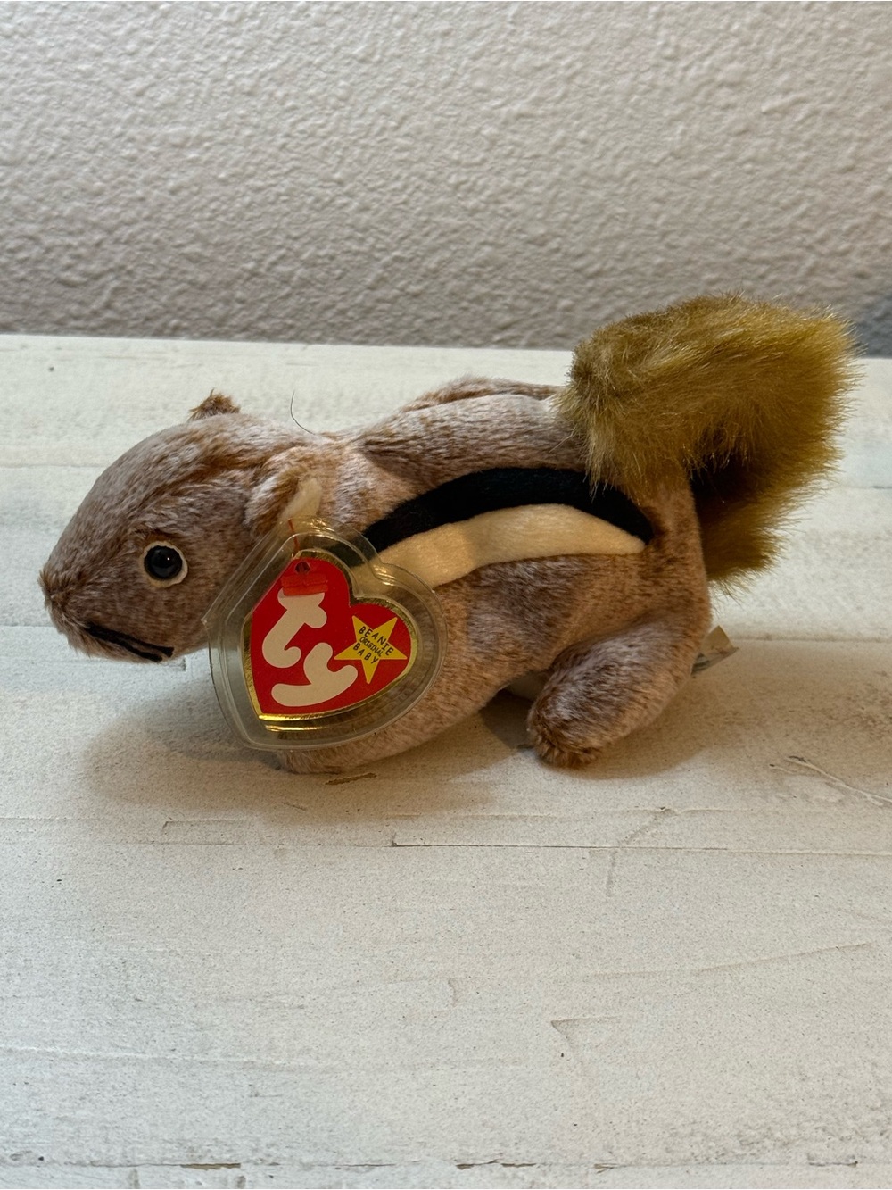 Ty Beanie Babies Chipper Squirrel Plush with tag 1999
